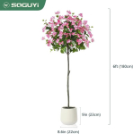 Kunstlik Bugenvillea Puu Dekoratiivtaim Realistlik Puu 180 cm