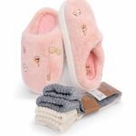 Kinkekomplekt: soojad naiste toasussid Filippo&reg; kivikestega ja 2 paari alpakavillaseid sokke VCA Textil&reg;