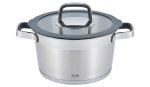 Pott Zyle ZY12718CS 2L roostevabast terasest kaanega