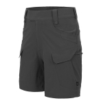 Meeste vabaaja l&uuml;hikesed p&uuml;ksid OTUS, Helikon-Tex, elastne v&ouml;&ouml; Velcro kinnitusega, kargo taskud, hallid
