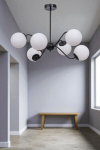 Asir ripplamp 8987-3, valge/must