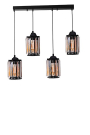 Opviq rippvalgusti 9040-6, must