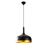 Opviq ripplamp Sivani - MR - 826, must/kuldne