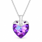 H&otilde;bedane ripats &bdquo;Cupid II (Heliotrope)&ldquo; Swarovski&reg; kristallidega