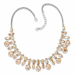Pulmakaelakee &bdquo;Kristalliharu (Golden Shadow)&ldquo; Swarovski&trade; kristallidega