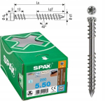 Spakskruvid terrassile 5x50mm, roostevaba teras A2, 200 tk.