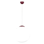 Sollux Lighting ripplamp Ugo 40, burgundia/valge
