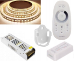 Led riba 7m 840 Led neutraalne valge 2835 Rf puutetundliku kontrolleriga