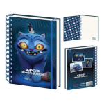 K pop Deemoniteja Derpy 3D spiraalnotebook