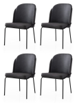 4-osaline s&ouml;&ouml;gitoolide komplekt Dore - 195, must, Tool, Dore - 195 V4, 62x75x52 cm, Raud