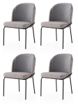 4-osaline s&ouml;&ouml;gitoolide komplekt Dore - 175, hall/must, Tool, Dore - 175 V4, 62x75x52 cm, Raud