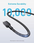 Anker USB-C &ndash; USB-C kaabel 240 W, PD, Ultra Fast, sertifitseeritud, 3 m, 300 cm
