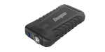 Energizer JE8000 1200A 8000 mAh mootori k&auml;ivitusabi-laadija rehvipumbaga, Juoda