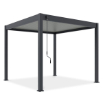 Paviljon Pergola Elegance, 3x3 m, hall/heledahall