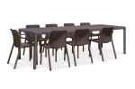 9-osaline aiakm&ouml;&ouml;bli komplekt Tiberina/Tevere, laud 211&ndash;275 cm, Terra