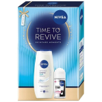 Komplekt Nivea Time to Revive naistele: du&scaron;igeel, 250 ml + kuulantiperspirant, 50 ml