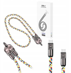 2w1 Usb-c 240w kaabel kaelarihmaga, 1,2m
