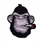 Termokleeps tikitud aplikatsioon - gorilla, boss ahv - rock punk hip-hop