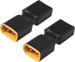 Yunique Green-Clean-Power, XT60 isane&ndash;isane adapter ilma kaablita, Lipo akudele ja RC mudelitele