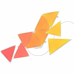 Nanoleaf Shapes Triangles Alustamis komplekt NL47-0002TW-9PK, 9 paneeli, 1 W, 16M+ v&auml;rvi, &uuml;hilduv Apple HomeKit, Google Home
