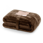 Mikrofiiber pleed MIC Brown, 70x150 cm