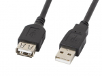 USB-kaabel - Lanberg - CA-USBE-10CC-0050-BK - 5 m - USB 2.0 - Must