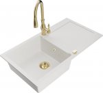 Graniidist k&ouml;&ouml;givalamu Mexen Leo koos segisti ja sifooniga, White+Gold