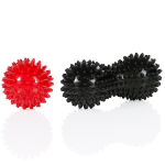 Massaažipallid Spikey Gymstick, punane-must