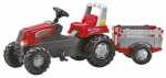 Lastetraktor pedaalide ja haagisega Rolly Toys rollyJunior RT