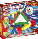 Magnetiline konstruktor Supermag Primary Tags Wheels 0181, 50 osaline