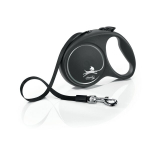 Flexi automaatne rihm Black Design S, hall, 5 m