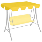 vidaXL aiakiige asenduskatus kollane 192 x 147 cm 270 g/m&sup2;