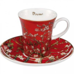 Tass ja alustass Vincent Van Gogh "Punane mandlipuu"