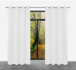 Valmis pimendavad kardinad ARCTIC aasadel, 140x250, ZARP-11 Valge
