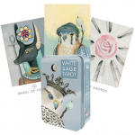 Taro kaardid White Sage metallkarbis