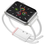 Baseuse lukustatav trossirihm Apple Watchi Let`s go seeriale, 42 mm / 44 mm, valge