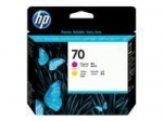 HP nr 70 prindipea magenta ja kollane prindipea