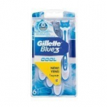 &Uuml;hekordsed raseerijad meestele Gillette Blue 3 Cool, 6 tk