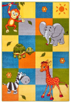 Hanse Home laste vaip Patchwork Zoo, erinevad v&auml;rvid, 120x170 cm