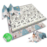 Kokkupandav kahepoolne treeningmatt 200 x 180 x 1 cm