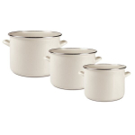 Emalia Olkusz emailitud pottide komplekt, 3-osaline