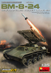 Liimitav mudel MiniArt 35234 BM-8-24 Self-Propelled Rocket Launcher. Int. Kit 1/35