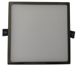 LED ruudukujuline s&uuml;vistatav valgusti CHROMO SLIM 24W 170mm