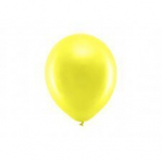 Vikerkaare &otilde;hupallid 23 cm metallikkollane, 100 tk