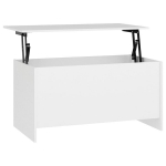 Diivanilaud, valge, 102x55,5x52,5cm, t&ouml;&ouml;deldud puit