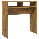 vidaXL konsoollaud, suitsutatud tamm, 78 x 30 x 80 cm, tehispuit
