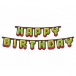 Kaunistusriba paberist "Happy Birthday", 160 x 12 cm, "Game On" PF-GPGO