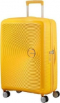 American Tourister keskmine reisikohver Soundbox Spinner Expandable 67cm, kollane
