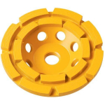 Dewalt 125mm Kahekordne Rida Diamantlihvimise Tass DT3796-QZ, Segmenteeritud, 1 tk, 0.517 Kg, Blister, 3.4 cm, 22 cm, 17.5 cm