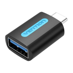 Vention USB adapter CDUB0 USB-C male to USB 3.0 female (black), Must
